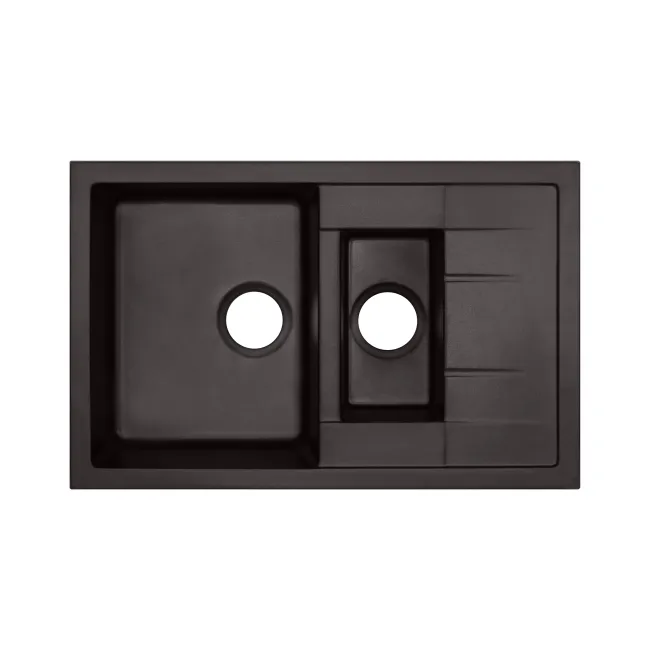 Кухонная мойка с дополнительной чашей Qtap CS 7648 Coffee (QT7648COF551) Кухонная мойка с дополнительной чашей Qtap CS 7648 Coffee (QT7648COF551)