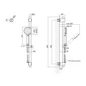 Душовий гарнітур Lidz (NKS) 49 30 321 Душовий гарнітур Lidz (NKS) 49 30 321