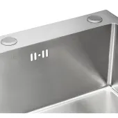 Набір 4 в 1 Qtap кухонна мийка D6045 2.7/1.0 мм Satin + змішувач + сушарка + дозатор для миючого засобу