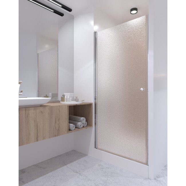 Душевая дверь в нишу Qtap Presto CRM208.P5 80х185 см, стекло Pear 5 мм Душевая дверь в нишу Qtap Presto CRM208.P5 80х185 см, стекло Pear 5 мм