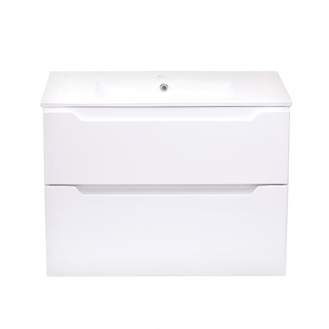 Комплект Qtap Scorpio 810х585х460 White тумба підвісна +  раковина урізна QT1472TPВ8013080CW