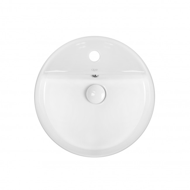 Раковина-чаша Qtap Swan 420х420х145 White с донным клапаном QT1611A051TW