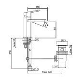 Смеситель для биде Bianchi City BIDCTY2003IMCRM Смеситель для биде Bianchi City BIDCTY2003IMCRM