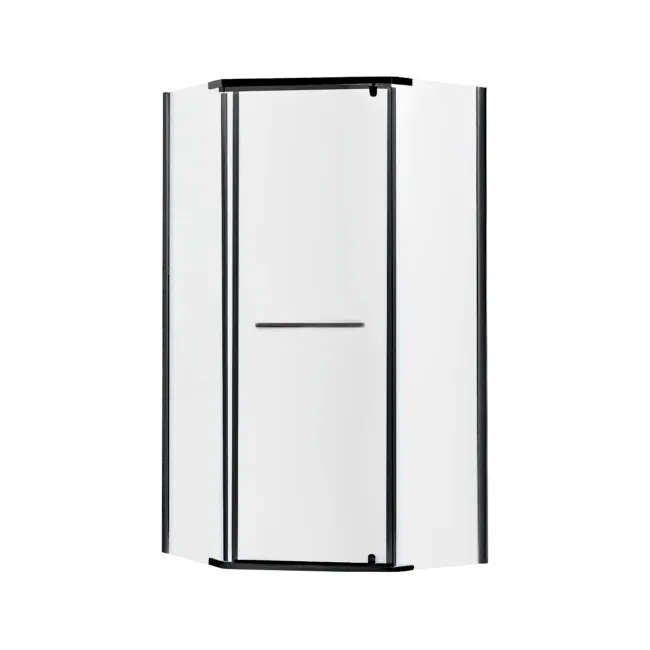 Душова кабіна Lidz Dozorca SC90x90.BLA.LOW.TR, з піддон Diament