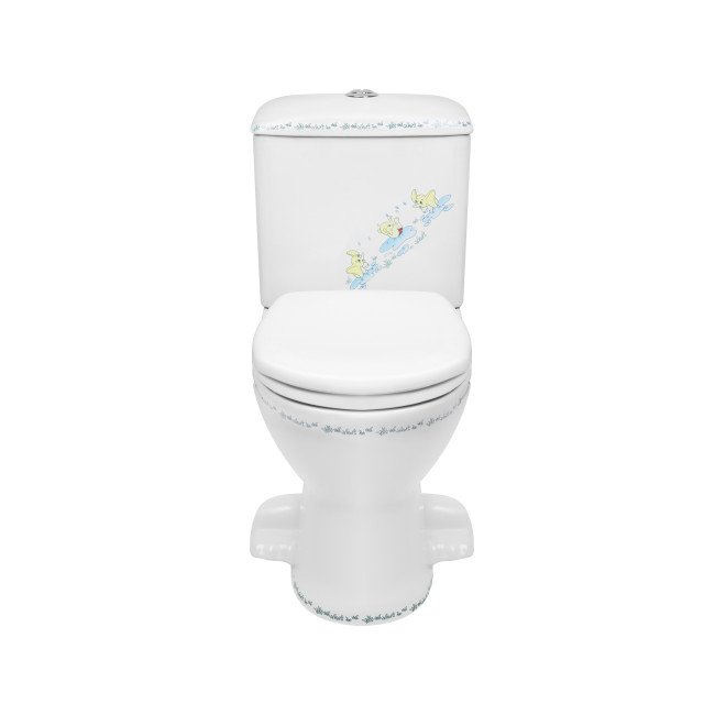 Унитаз-компакт детский Qtap Baby с сиденьем QT2322C229PEWD