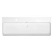 Раковина Qtap Nando 1100х420х135 White с донным клапаном QT1211K428W