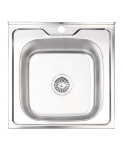 Кухонна мийка Lidz 5050 0,6 мм Satin (LIDZ5050SAT06)