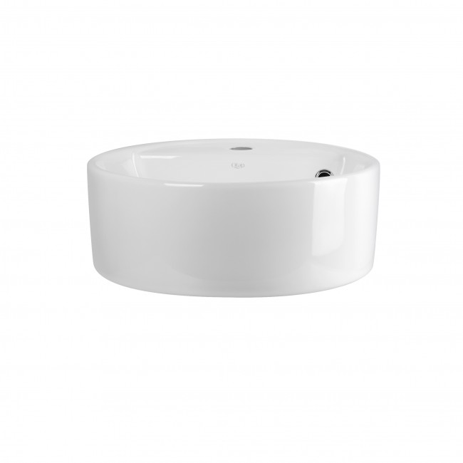 Раковина-чаша Qtap Swan 425х435х195 White с донным клапаном QT1611A005W