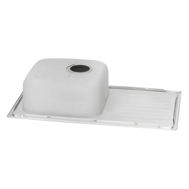 Кухонна мийка Qtap 7843 0,8 мм Satin (QT7843SAT08)