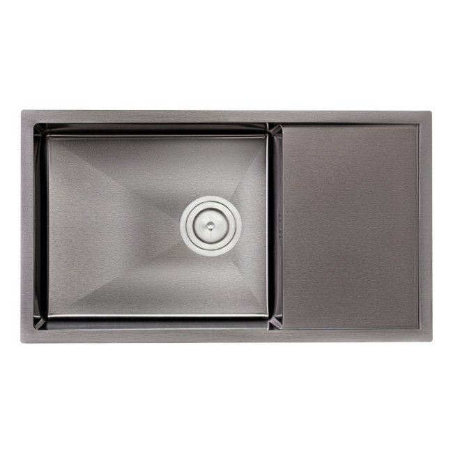 Кухонна мийка Qtap D7844BL 2.7/1.0 мм Black (QTD7844BLPVD12)