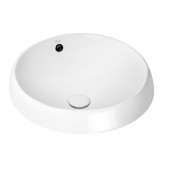 Раковина Qtap Jay 475х475х200 White с донным клапаном QT0711K305W