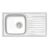 Кухонна мийка Qtap 7843 0,8 мм Satin (QT7843SAT08)