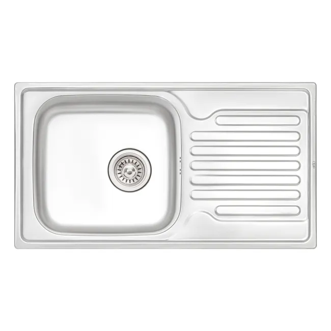 Кухонна мийка Qtap 7843 0,8 мм Satin (QT7843SAT08) Кухонна мийка Qtap 7843 0,8 мм Satin (QT7843SAT08)