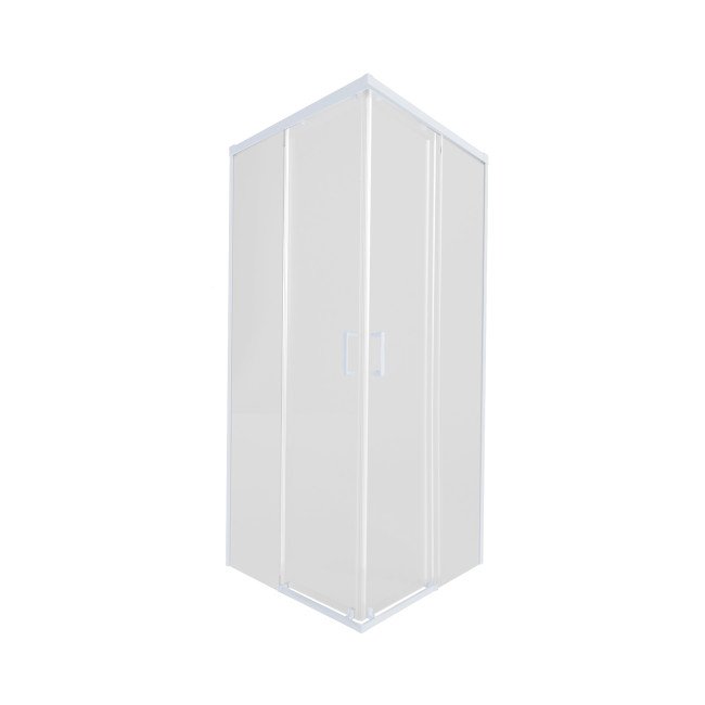 Душевая кабина Qtap Taurus WHI1099SC6 90х90 см, стекло Clear 6 мм без поддона