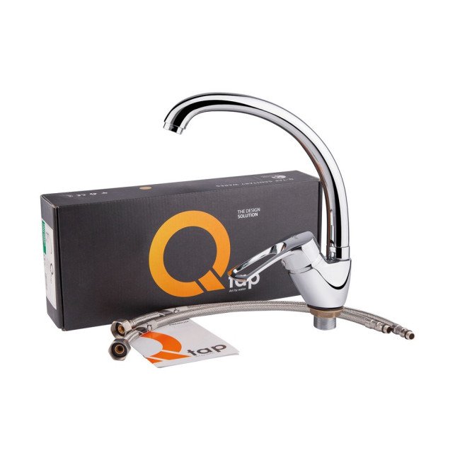 Смеситель для кухни Qtap Hansberg CRM 008F Смеситель для кухни Qtap Hansberg CRM 008F