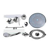 Гидромассажный бокс Lidz Tani SBM100x100.SAT.HIGH.FB, стекло Fabric 4 мм