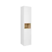 Пенал підвісний Qtap Robin 350х1650х316 White/Whitish oak QT1376PN1651LWWO