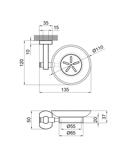 Мыльница Qtap Liberty BLM 1159