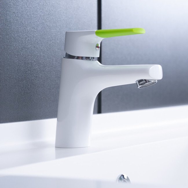 Змішувач для раковини Qtap Polaris WHI 001 Змішувач для раковини Qtap Polaris WHI 001