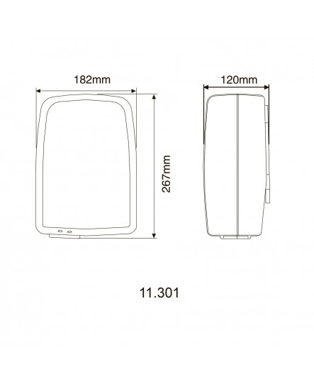 Сушарка для рук HOTEC 11.301 ABS White