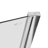Душевая кабина Qtap Gemini CRM1018RC6 100х80 см, стекло Clear 6 мм без поддона