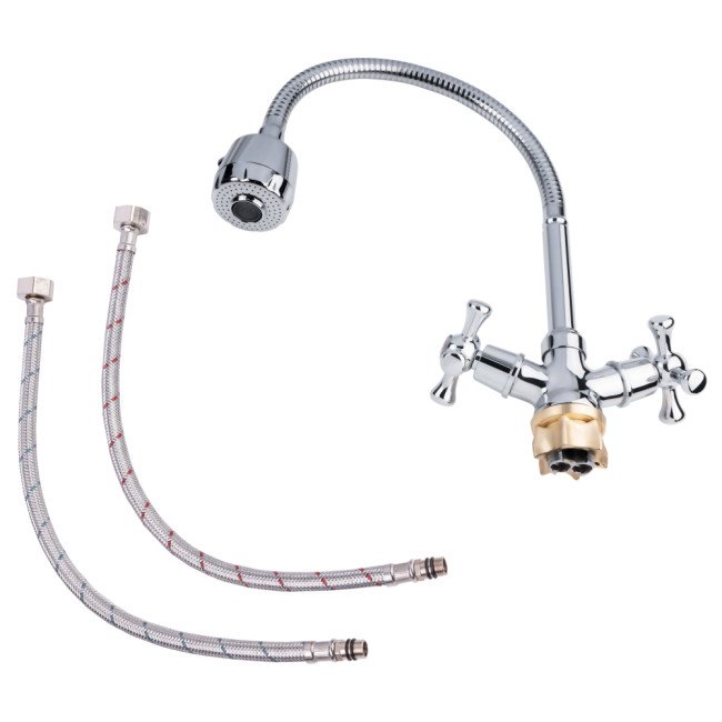 Змішувач для кухні Lidz (CRM) 75 21 271F-4 з рефлекторним виливом