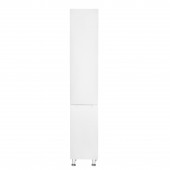 Пенал напольный Qtap Scorpio 350х1900х300 White с корзиной для белья QT1475PN1901KRW