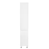 Пенал підлоговий Qtap Scorpio 350х1900х300 White з кошиком для білизни QT1475PN1901KRW