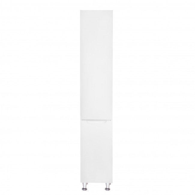 Пенал напольный Qtap Scorpio 350х1900х300 White с корзиной для белья QT1475PN1901KRW