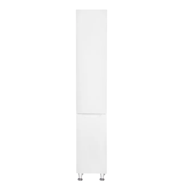 Пенал підлоговий Qtap Scorpio 350х1900х300 White з кошиком для білизни QT1475PN1901KRW