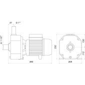 Насос вiдцентровий CB 40 PL 1,1 кВт SAER (12,0 м3/год, 41 м) трифазний Насос вiдцентровий CB 40 PL 1,1 кВт SAER (12,0 м3/год, 41 м) трифазний