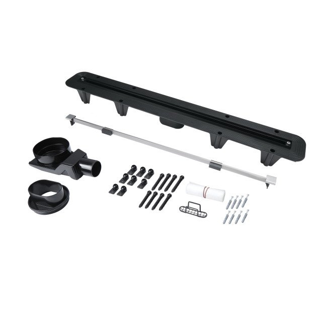 Трап Qtap Aries CRM70650304 щілинний з гідрозакривом та нержавіючою планкою Трап Qtap Aries CRM70650304 щілинний з гідрозакривом та нержавіючою планкою