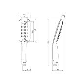 Лейка для ручного душа Qtap Rucni A067N1ZCW