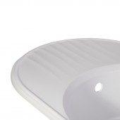 Кухонная мойка Qtap CS 7451 White (QT7451WHI650)