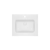 Раковина Qtap Albatross E49 600х490х200 White с донным клапаном QT01119060E49W