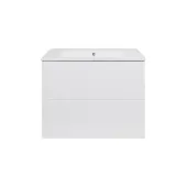 Комплект Qtap Tern 700х580х437 White тумба підвісна + раковина урізна QT1772TPL7013070CW