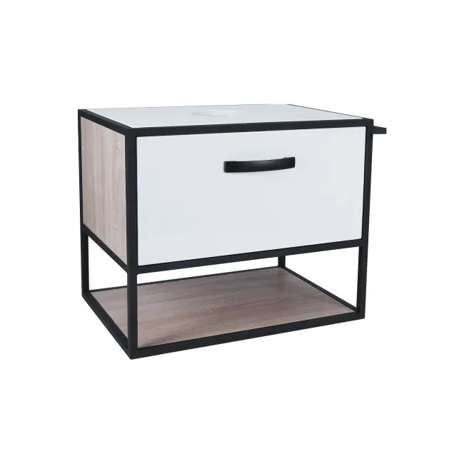 Тумба підвісна Qtap Taurus 700х476х469 White/Whitish oak зі стільницею QT2479TPT703WWO Тумба підвісна Qtap Taurus 700х476х469 White/Whitish oak зі стільницею QT2479TPT703WWO