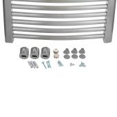 Сушарка рушників водяна Qtap Evia (SIL) P15 800x500 HY