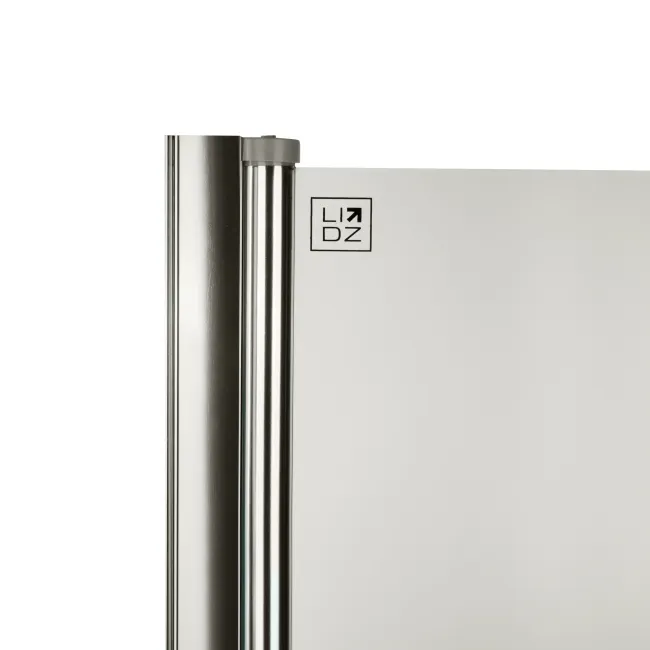 Штора на ванну Lidz Brama SS80x140L.CRM.TR стекло прозрачное 6 мм, левая