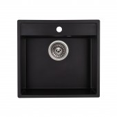 Кухонная мойка Qtap CS 5250 Black (QT5250BLA404)