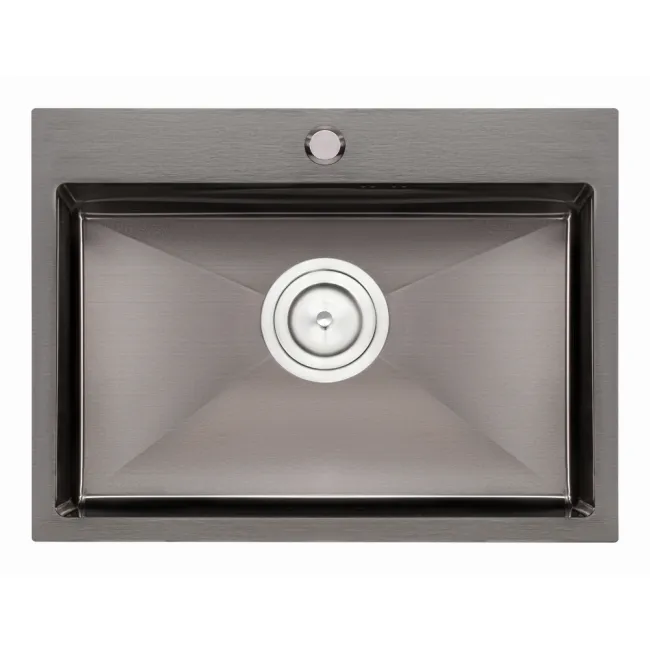 Кухонная мойка Qtap D5843BL 2.7/1.0 мм Black (QTD5843BLPVD10) Кухонная мойка Qtap D5843BL 2.7/1.0 мм Black (QTD5843BLPVD10)