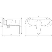 Смеситель для душа DOMINO TORINO DTO-105 Смеситель для душа DOMINO TORINO DTO-105