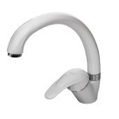 Смеситель для кухни EcoMix GEZ-WHITE-203S