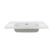 Раковина Qtap Albatross A 900х500х230 White с донным клапаном QT01115090AW