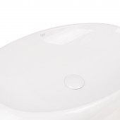 Раковина-чаша Qtap Leo 690x435x180 White з донним клапаном QT11111094W