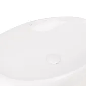 Раковина-чаша Qtap Leo 690x435x180 White с донным клапаном QT11111094W