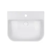 Раковина Qtap Stork 565х475х180 White с донным клапаном QT1511L736W