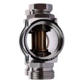 Колектор з регуляторами та кріпленням ECO 001B 1"x9