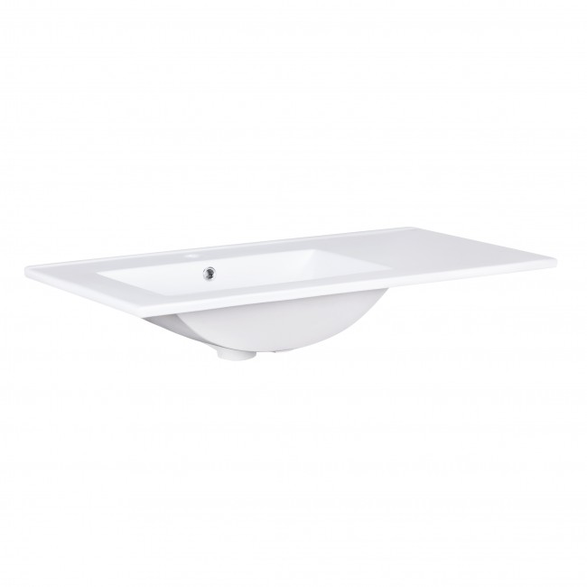 Раковина Qtap Albatross New 910x470x180 White с донным клапаном QT0111750690LW