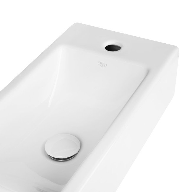 Раковина-чаша Qtap Crow 500х255х130 White с донным клапаном QT0511A010W Раковина-чаша Qtap Crow 500х255х130 White с донным клапаном QT0511A010W